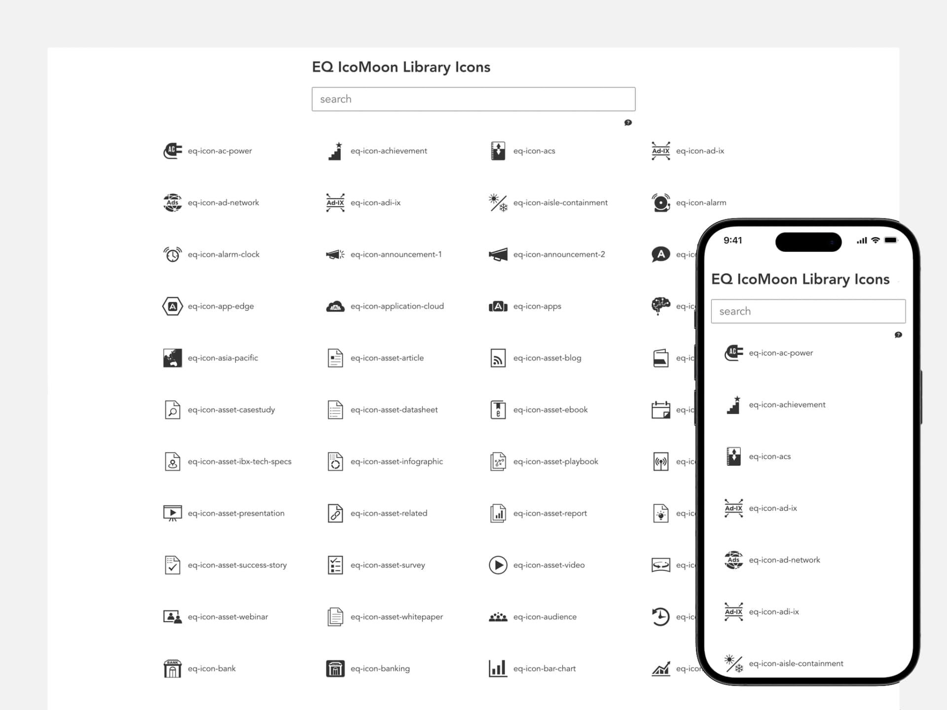 Equinix icons